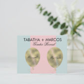 ベビーモダンの性別がDIYスクラッチカードを公開 案内ポストカード (スタンド正面)