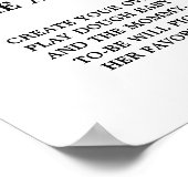 ベビーモダンの赤ちゃんシャワーゲームのサインを作ろう ポスター (角)