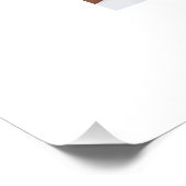 ベビーモダンの1年記念カレンダー フォトプリント            (角)