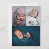 ベビーモダンのArch Dateの写数々の真 招待状 (裏面)