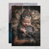 ベビーモダンのArch Dateの写数々の真 招待状 (正面/裏面)