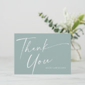 ベビーモダンエレガントシャワーのスクリプト サンキューカード (スタンド正面)