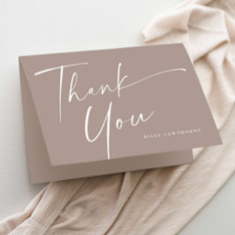 ベビーモダンエレガントシャワーのスクリプト サンキューカード