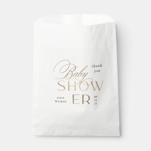 ベビーモダンエレガントシャワー フェイバーバッグ (正面)