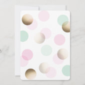 ベビーモダンシャワー招待状 招待状 (裏面)