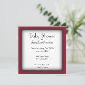 ベビーモダンシャワー招待状 招待状 (スタンド正面)