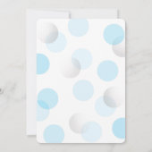 ベビーモダンシャワー招待状 招待状 (裏面)