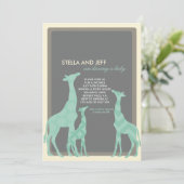 ベビーモダンシャワー招待状 |第2号 招待状 (スタンド正面)