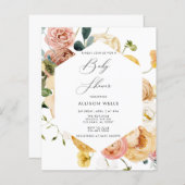 ベビーモダンシャワー招待状 | Sutton Flyer (正面/裏面)