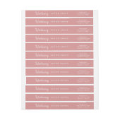 ベビーモダンスクリプト名  ラップアラウンドラベル (シート)