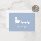 ベビーモダンダックリングサンキューフラットカード ノートカード (正面/裏面インサイチュ)