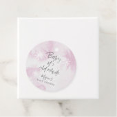 ベビーモダンピンクの冬のシャワー外は寒い フェイバータグ (インサイチュ)