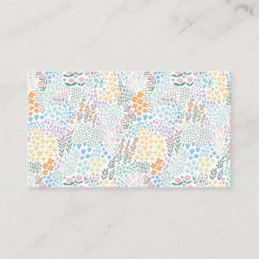 ベビーモダンフローラ エンクロージャーカード (裏面)