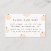 ベビーモダンベビーシャワー用カボチャの本 エンクロージャーカード (正面)