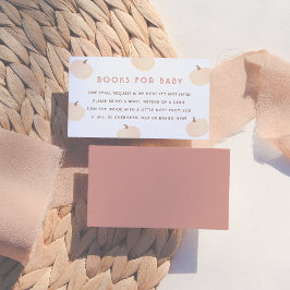 ベビーモダンベビーシャワー用カボチャの本 エンクロージャーカード