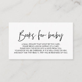 ベビーモダンミニマルフォント エンクロージャーカード