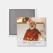 ベビーモダン写真シンプルユニーク可愛い子供 マグネット (正面/裏面)