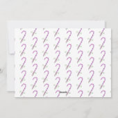 ベビーモダン初めてのクリスマスラブピンク シーズンカード (裏面)