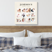 ベビーモダン初年度記念写真カレンダーC キャンバスプリント (インサイチュ (寝室))