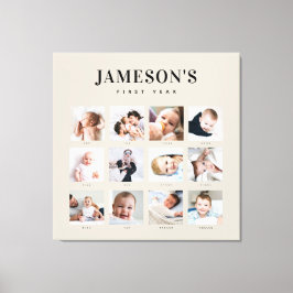 ベビーモダン初年度記念写真カレンダーC キャンバスプリント