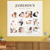 ベビーモダン初年度記念写真カレンダーC キャンバスプリント (インサイチュ (リビング))