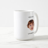 ベビーモダン子の子供の画像おばあちゃん – グランドパギフト コーヒーマグカップ (正面右)