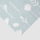 ベビーモダン子供部屋ワイルドフラワーフローラブルーnホワイト 薄葉紙 (詳細)