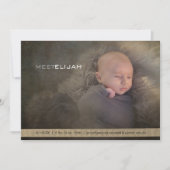 ベビーモダン男女兼用 案内状 (正面)