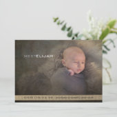 ベビーモダン男女兼用 案内状 (スタンド正面)