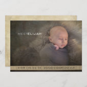 ベビーモダン男女兼用 案内状 (正面/裏面)