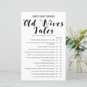 ベビーモダン素朴シャワーゲーム印刷 (スタンド正面)