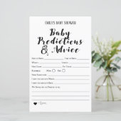 ベビーモダン素朴シャワーゲーム印刷 (スタンド正面)