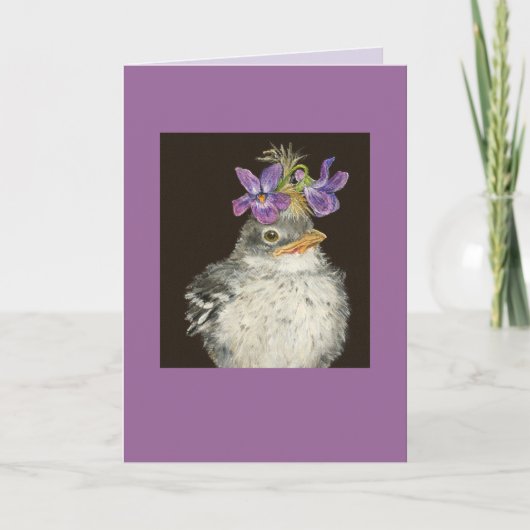 ベビーモッキンバードスミレ帽子 カード (正面)