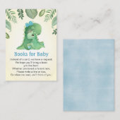 ベビーモミー恐竜の乳幼児シャワー散水用の本 エンクロージャーカード (正面/裏面)
