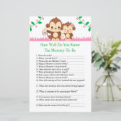 ベビーモンキーベイビーシャワーゲームをどれだけ知っているか (スタンド正面)