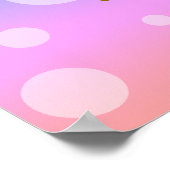 ベビーモンキーレインボーポスタープリント子供部屋ウォールアート ポスター (角)