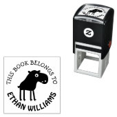 ベビーモース自己インキングスタンプこの本は属する セルフインキングスタンプ (インサイチュ)