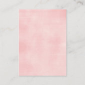 ベビーモーミーピンクの女の子の恐竜パーティーの本ベビー エンクロージャーカード (裏面)