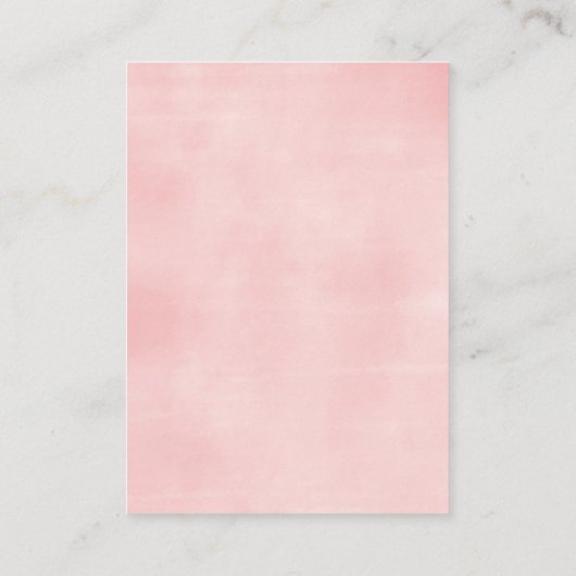 ベビーモーミーピンクの女の子の恐竜パーティーの本ベビー エンクロージャーカード (裏面)