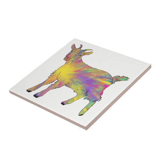 ベビーヤカラフルギカワイトファームア絵画ートズ タイル (側面)