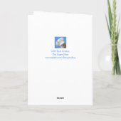 ベビーヤギがん勇気付けられる カード (裏面)