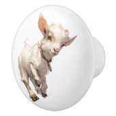 ベビーヤギのおもしろい セラミックノブ (右)