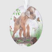 ベビーヤギアクリルオーナメント オーナメント (正面)