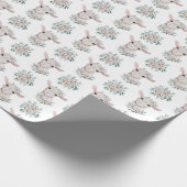 ベビーヤギフローラ包装紙 ラッピングペーパー (角)