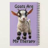 ベビーヤギ毛ふわふわで明るい表情 プランナー手帳 (裏面)