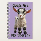 ベビーヤギ毛ふわふわで明るい表情 プランナー手帳 (正面)