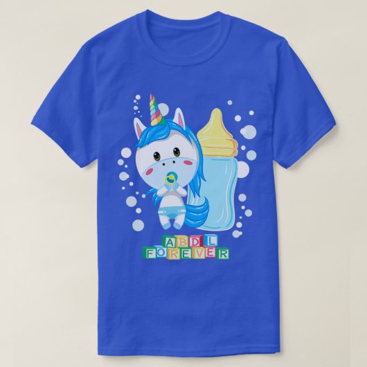 ベビーユニコーンアブドルフォーエバーゲアプレイ Tシャツ (デザイン正面)