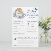 ベビーユニコーンボーイベビー予測アドバイスカード (スタンド正面)