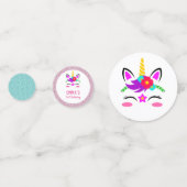 ベビーユニコーン紙吹雪 コンフェッティ (裏面)