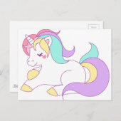 ベビーユニコーン ポストカード (正面/裏面)